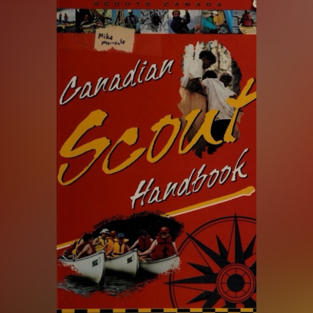 canadian scout handbook paperback booklet